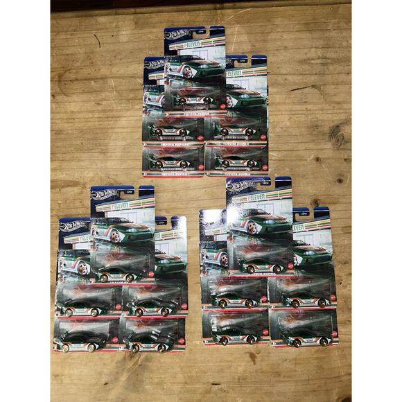 Hot Wheels Silver Series 7 Eleven 7/11 Toyota Supra Lot of 15 New - Picture 1 of 4